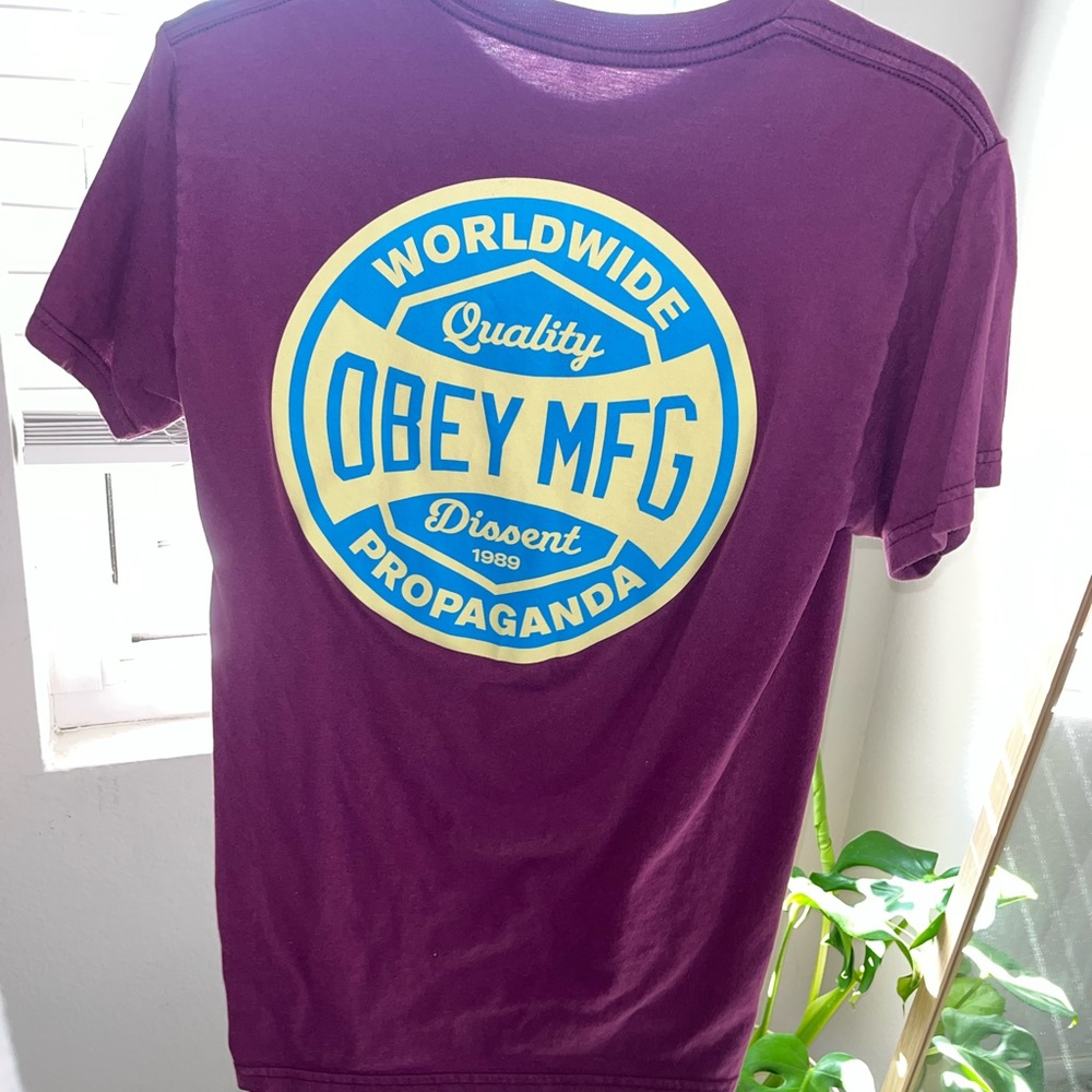 OBEY Purple T-shirt